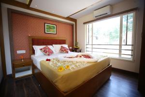Southern Panorama Houseboats客房内的一张或多张床位