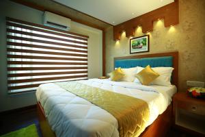Southern Panorama Houseboats客房内的一张或多张床位