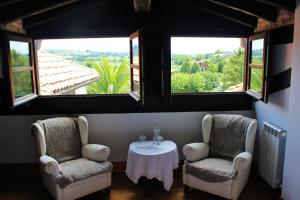 Zona de estar de La Casona de Suesa