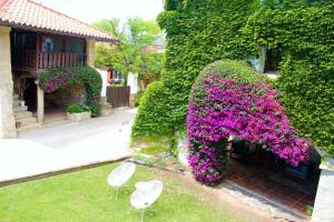 Jardín al aire libre en La Casona de Suesa