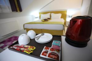 Katil atau katil-katil dalam bilik di Hotel Boutique Libris
