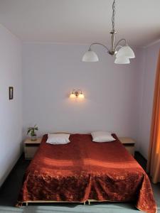 Giường trong phòng chung tại Hotel Vilmaja