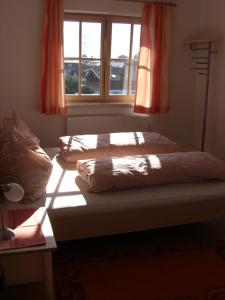 Posteľ alebo postele v izbe v ubytovaní Ferienwohnung Prader