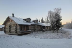 Lost Inn Cabins v zimě