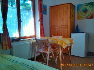 Dining area in a vendégházakat