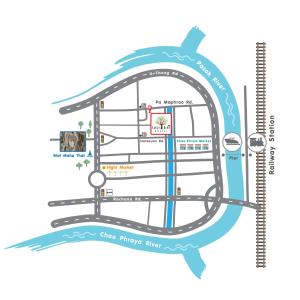 a floor plan of a proposed dog show ring at Early Bird Hostel Ayutthaya in Phra Nakhon Si Ayutthaya