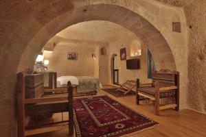 Istumisnurk majutusasutuses Three Doors Cappadocia