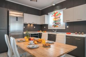 Η κουζίνα ή μικρή κουζίνα στο Villa Matina