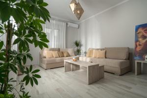 Χώρος καθιστικού στο Villa Matina