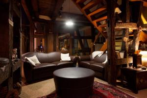Posezení v ubytování Auberge Saint Laurent