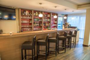 Lounge nebo bar v ubytování Hotel Rödelheimer Hof - Am Wasserturm + 35 fotografií