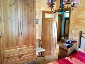 Postel nebo postele na pokoji v ubytování Mi rincón en Gavín