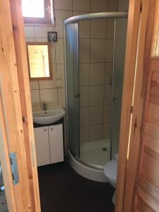 Ένα μπάνιο στο Domki Letniskowe Amelia +28 φωτογραφίες