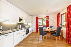Dapur atau dapur kecil di Landhaus Stillachaue