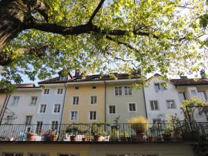 O edifício onde o apartamento está situado