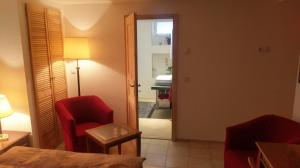 Posezení v ubytování Ferienzimmer Familie Schmidt