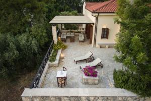 Zahrada ubytování Koukounari luxury villa