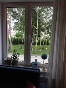 Vonkajšia záhrada v ubytovaní Apartament Admiralski