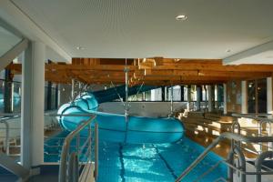 a water slide on a cruise ship at Haus Aida, Bettmeralp in Bettmeralp