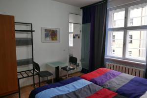 Postel nebo postele na pokoji v ubytování Rooms Bytom