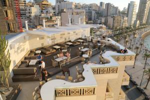 Linna Beirut üldine vaade või majutusasutusest Bayview Hotel Beirut pildistatud vaade