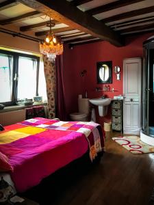 Postel nebo postele na pokoji v ubytování B&B De Eifelhoeve