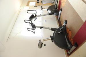 Fitness centrum a/nebo fitness zařízení v ubytování Appartementhaus Hochegg