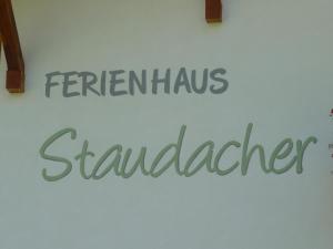 Certifikát, hodnocení, plakát nebo jiný dokument vystavený v ubytování Ferienhaus Staudacher