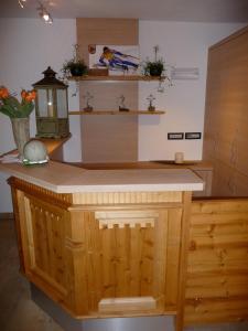 Kuchyň nebo kuchyňský kout v ubytování Ferienhaus Staudacher