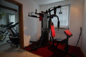 Fitness centrum a/nebo fitness zařízení v ubytování Hotel Grille