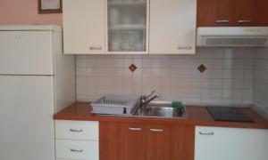Kuchyň nebo kuchyňský kout v ubytování Apartments Skalin