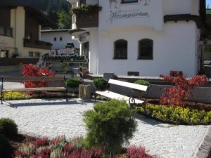 Zahrada ubytování Pension Rosengarten