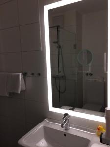 Koupelna v ubytování Hotel Schober
