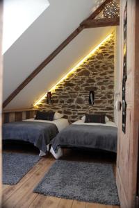 Postel nebo postele na pokoji v ubytování Maison A Babord Plage
