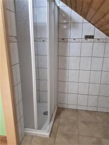 Koupelna v ubytování Apartmány Sára