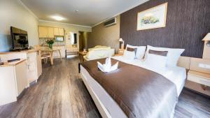 Kuchyňa alebo kuchynka v ubytovaní MenDan Magic Spa & Wellness Hotel