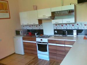 Kuchyňa alebo kuchynka v ubytovaní Apartamenty w Karkonoszach