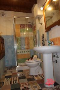 Phòng tắm tại Coral Riviera Sardinia villa & cottage