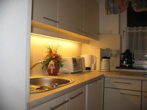 A kitchen or kitchenette at Ferienhaus Marianne