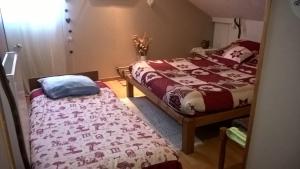 Postel nebo postele na pokoji v ubytování Les Nids de Mesanges Chambre d'hôtes