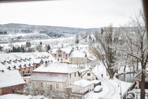 Qi Gong Haus im Winter