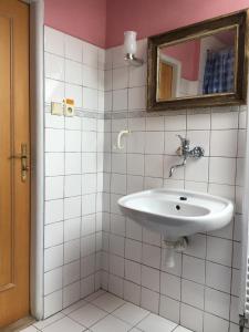 Kúpeľňa v ubytovaní Penzion Prezident
