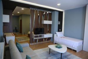 Posezení v ubytování Guesthouse Bimbli