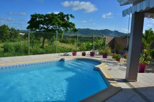 Villa Améthyste avec grande piscine privée, jardin clos, parking privé 내부 또는 인근 수영장
