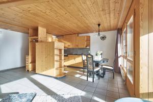Kuchyň nebo kuchyňský kout v ubytování Ferienwohnung Leuweli