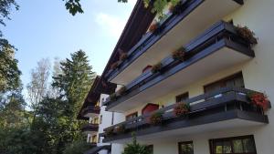 Balkón nebo terasa v ubytování Appartment-Hotel-Hölzl