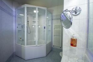 Koupelna v ubytování Hotel Alpi