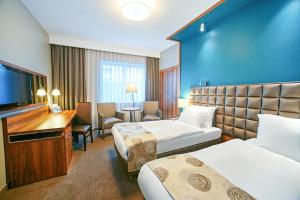 Posteľ alebo postele v izbe v ubytovaní Holiday Inn Krakow City Centre by IHG