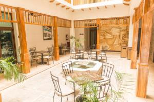 Kawasan patio atau luaran di Hotel Presidente Las Tablas