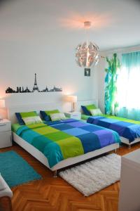 Postel nebo postele na pokoji v ubytování Apartman Garden Vodice